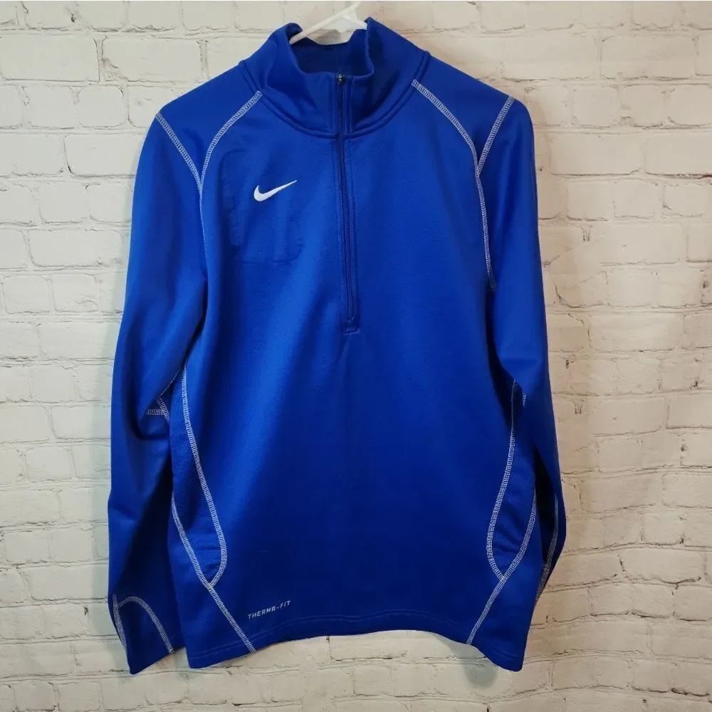 Men's Nike "Therma-Fit" zip-up fleece sweater, size small